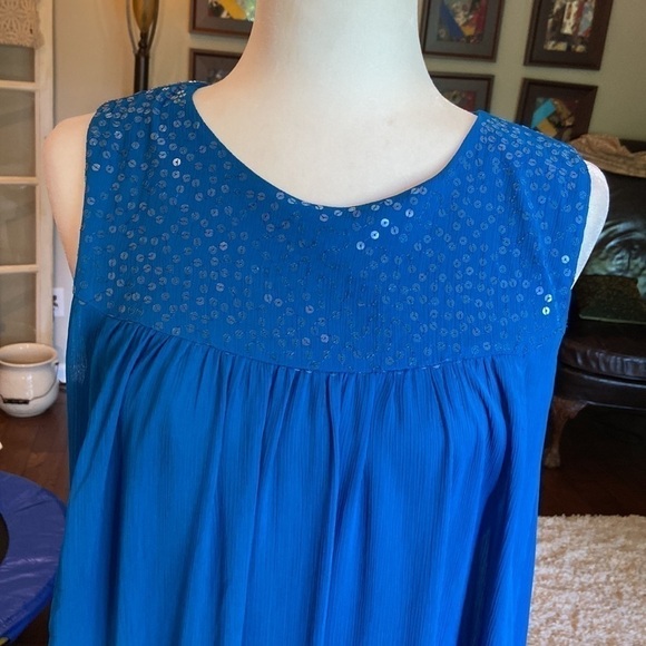 JOAN Rivers beautiful blue dress!! - Picture 3 of 8